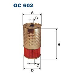 Olejový filter FILTRON OC 602