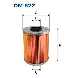 Olejový filter FILTRON OM 522