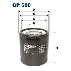 Olejový filter FILTRON OP 596