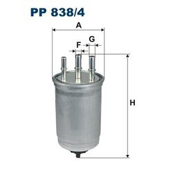 Palivový filter FILTRON PP 838/4
