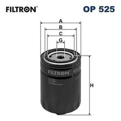 Olejový filter FILTRON OP 525