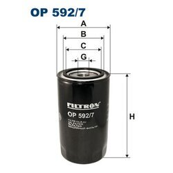 Olejový filter FILTRON OP 592/7