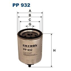 Palivový filter FILTRON PP 932