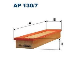 Vzduchový filter FILTRON AP 130/7