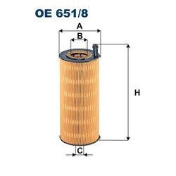 Olejový filter FILTRON OE 651/8
