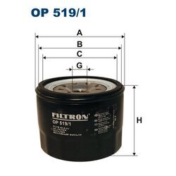 Olejový filter FILTRON OP 519/1