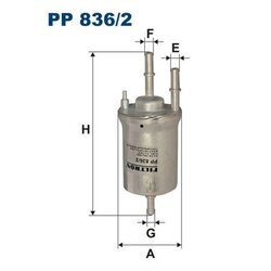 Palivový filter FILTRON PP 836/2