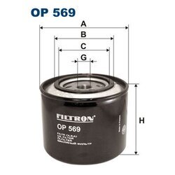 Olejový filter FILTRON OP 569