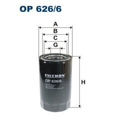 Olejový filter FILTRON OP 626/6