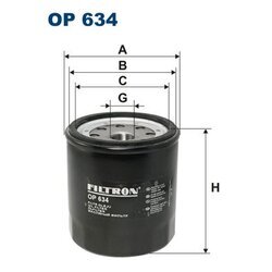 Olejový filter FILTRON OP 634