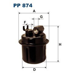 Palivový filter FILTRON PP 874
