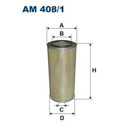 Vzduchový filter FILTRON AM 408/1