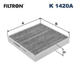 Filter vnútorného priestoru FILTRON K 1420A