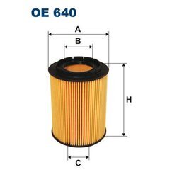 Olejový filter FILTRON OE 640