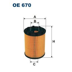 Olejový filter FILTRON OE 670
