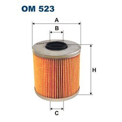 Olejový filter FILTRON OM 523