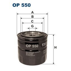 Olejový filter FILTRON OP 550
