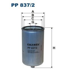 Palivový filter FILTRON PP 837/2