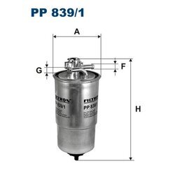 Palivový filter FILTRON PP 839/1
