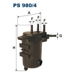 Palivový filter FILTRON PS 980/4