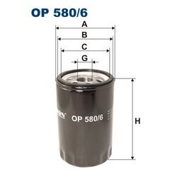 Olejový filter FILTRON OP 580/6
