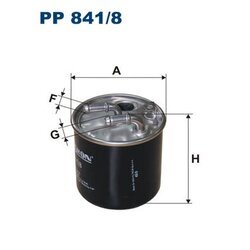 Palivový filter FILTRON PP 841/8