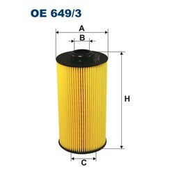 Olejový filter FILTRON OE 649/3