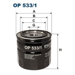 Olejový filter FILTRON OP 533/1