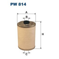 Palivový filter FILTRON PW 814