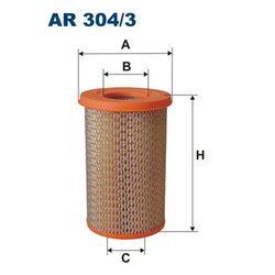 Vzduchový filter FILTRON AR 304/3