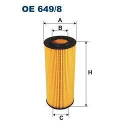 Olejový filter FILTRON OE 649/8