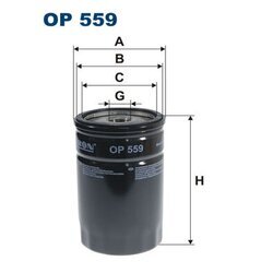 Olejový filter FILTRON OP 559