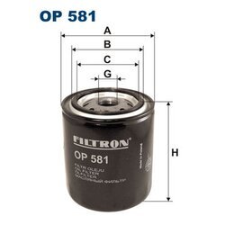 Olejový filter FILTRON OP 581