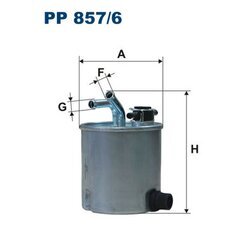 Palivový filter FILTRON PP 857/6