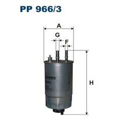 Palivový filter FILTRON PP 966/3