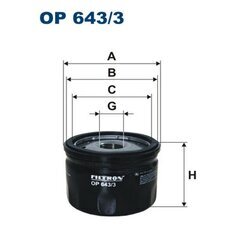 Olejový filter FILTRON OP 643/3