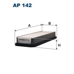 Vzduchový filter FILTRON AP 142