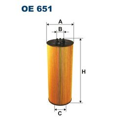 Olejový filter FILTRON OE 651
