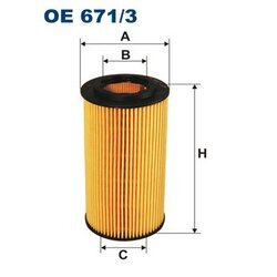 Olejový filter FILTRON OE 671/3