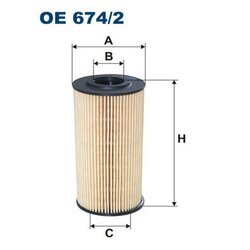 Olejový filter FILTRON OE 674/2