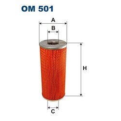 Olejový filter FILTRON OM 501