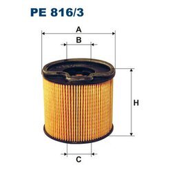 Palivový filter FILTRON PE 816/3