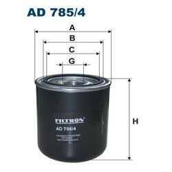 Vysúšacie púzdro vzduchu pre pneumatický systém FILTRON AD 785/4