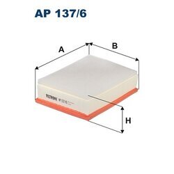 Vzduchový filter FILTRON AP 137/6