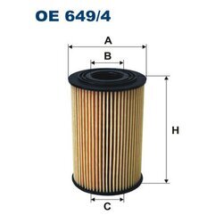 Olejový filter FILTRON OE 649/4