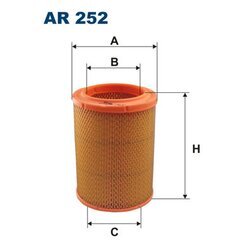 Vzduchový filter FILTRON AR 252