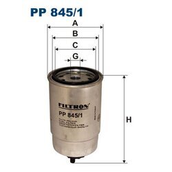 Palivový filter FILTRON PP 845/1