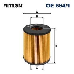 Olejový filter FILTRON OE 664/1