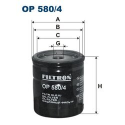 Olejový filter FILTRON OP 580/4