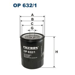 Olejový filter FILTRON OP 632/1